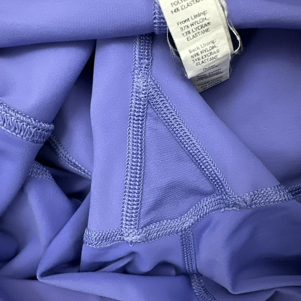 Lululemon Side Pleat High Rise Tennis Skirt Skort Charged Indigo Women's 6